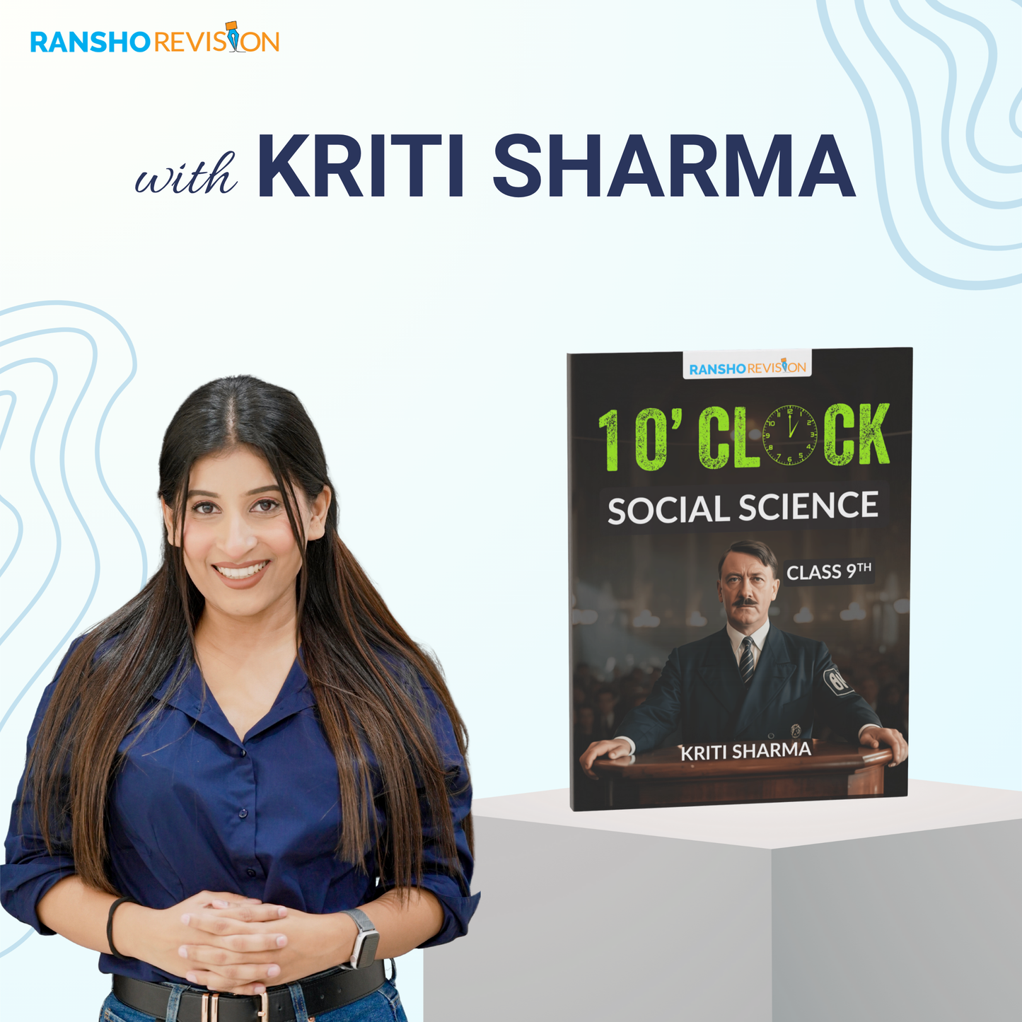 1'o Clock Revision book for Social Science for class 9th CBSE 2026