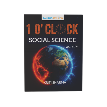 1'o Clock Revision book for Social Science for class 10th CBSE 2026