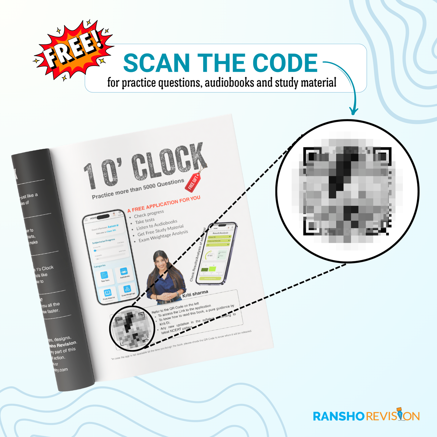 1' o Clock Revision book for Science for class 9th CBSE 2026